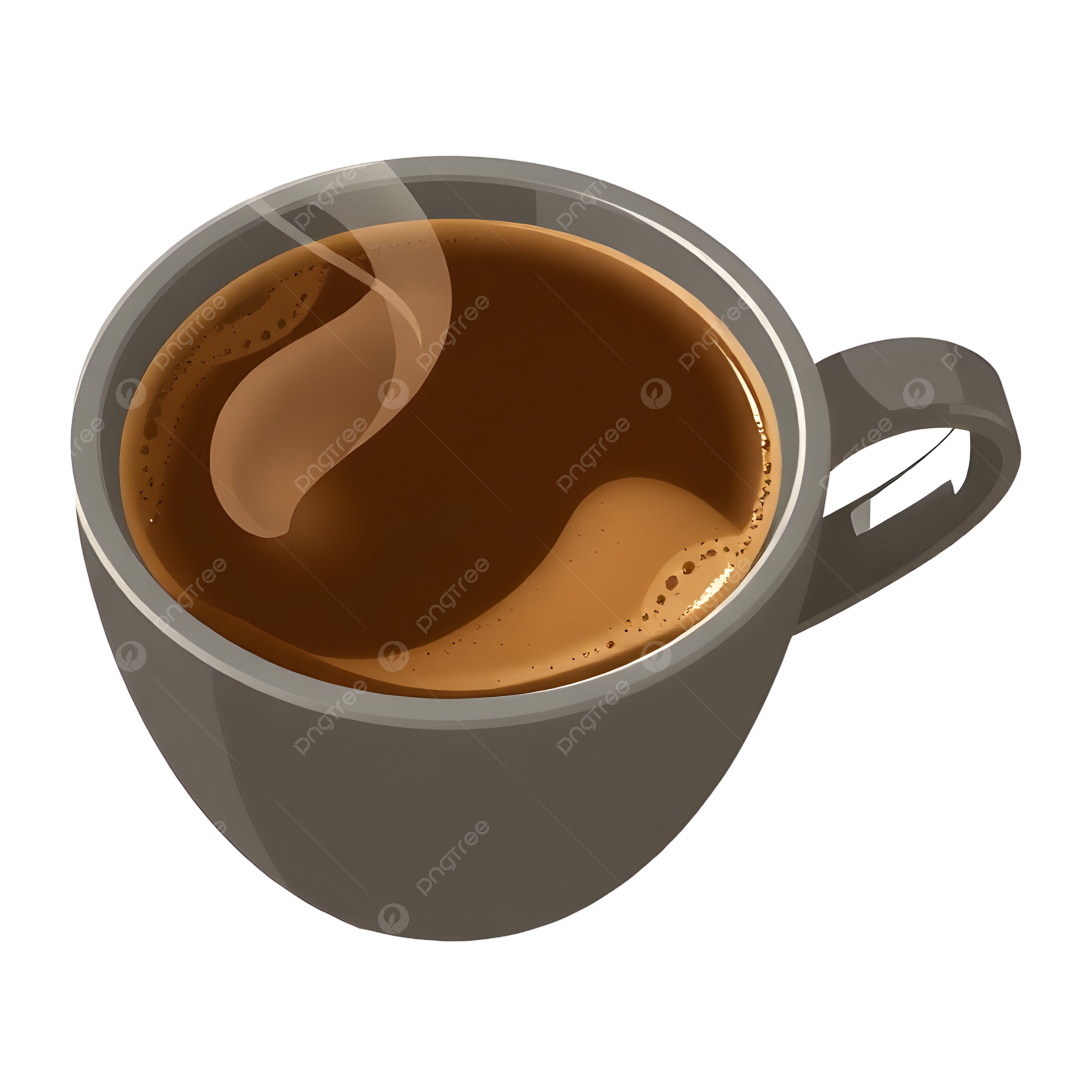 Morning coffee and pastry